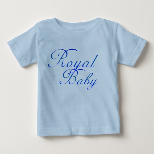 T-shirt Pour Bébé Bébé royal (Devant)