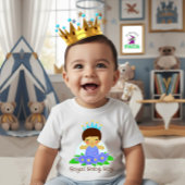 T-shirt Pour Bébé Bébé royal garçon