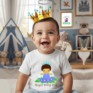 T-shirt Pour Bébé Bébé royal garçon