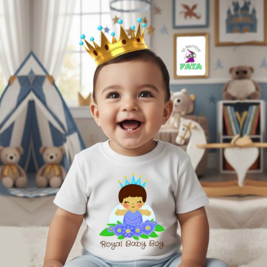 T-shirt Pour Bébé Bébé royal garçon