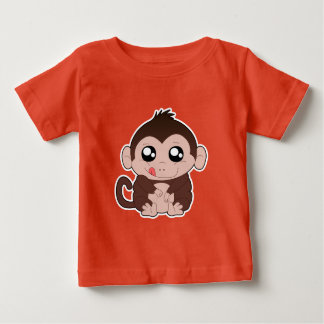 T-shirt Pour Bébé Bébé singe croustillant