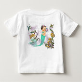 T-shirt Pour Bébé Bébé Sirène (Dos)