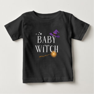 T-shirt Pour Bébé Bébé sorcière - Halloween à la famille