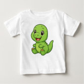 T-shirt Pour Bébé Bébé T Rex (Devant)