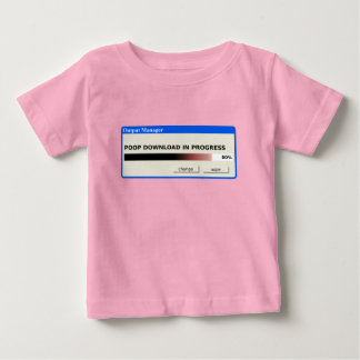 T-shirt Pour Bébé Bébé Téléchargement de Caca Drôle de Combinaison H