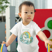 T-shirt Pour Bébé Bébé Unicorn