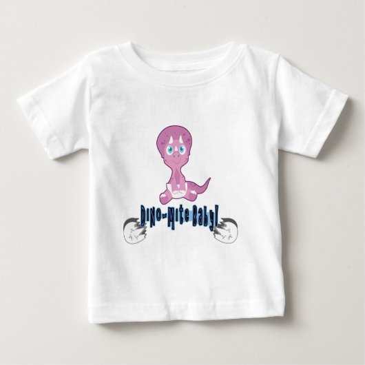 T-shirt Pour Bébé Bébés de Dino (Devant)