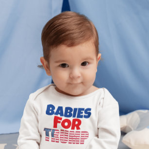 T-SHIRT POUR BÉBÉ BÉBÉS POUR TRUMP UN PIÈCE JUMPER