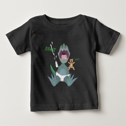 T-shirt Pour Bébé Bébésaurus (Devant)