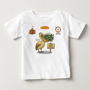 T-shirt Pour Bébé Bec brillant de Pierre le pélican