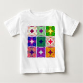 T-shirt Pour Bébé Belle À damiers africaine Extraordinaire Imprimer (Devant)