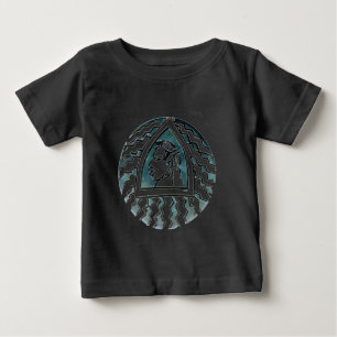 T-shirt Pour Bébé Belle Africaine Bongo Massai Portrait Tribal Art
