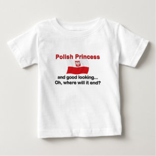 T-shirt Pour Bébé Belle apparence princesse polonaise