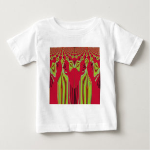 T-shirt Pour Bébé Belle Belle Art Tribal Africain Rouge et Jaune