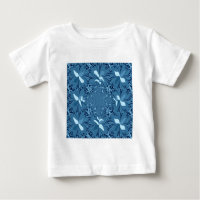 Belle Belle Iridescente bleu. motif sans couture