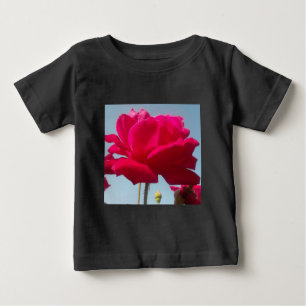 T-shirt Pour Bébé Belle belle Rose céleste rouge contre bleu