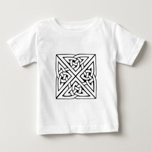 T-shirt Pour Bébé Belle conception celtique d'art de noeud (Devant)