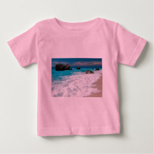 T-shirt Pour Bébé Belle Eau de Surf de Plage Aloha Mariage Hawaïen