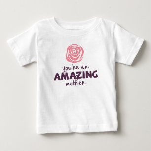 T-shirt Pour Bébé Belle fête des mères Extraordinaires   Ruffle Tee