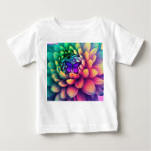 T-shirt Pour Bébé Belle fleur (Devant)