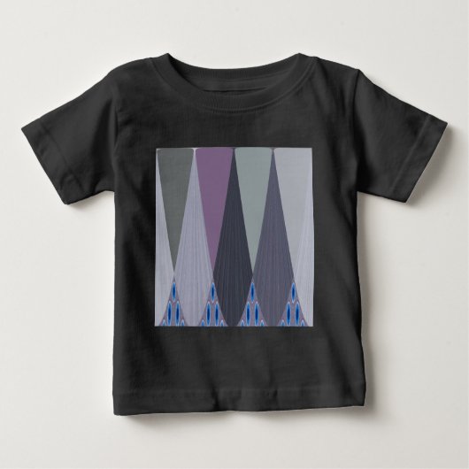 T-shirt Pour Bébé Belle impression Extraordinaire Chevron Design Art (Devant)