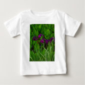 T-shirt Pour Bébé Belle Iris Violet (Devant)