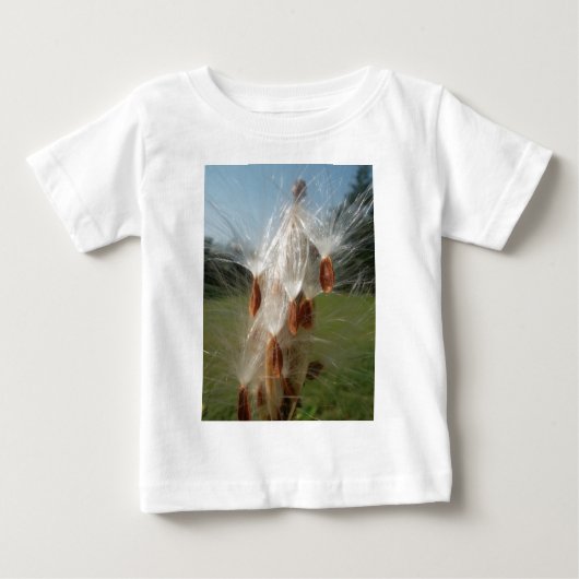 T-shirt Pour Bébé Belle Magie Milkweed : Une conception de vol Skywa (Devant)