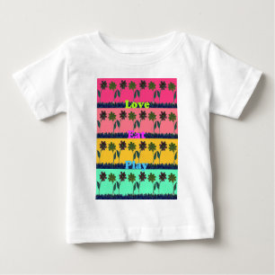 T-shirt Pour Bébé Belle Manger Jouer couleurs.png