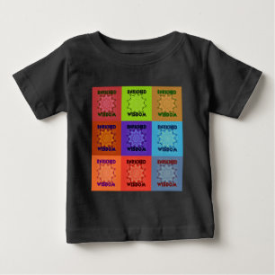 T-shirt Pour Bébé Belle Pop Art Extraordinaire belle Impression : En