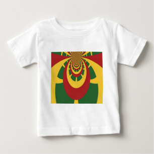 T-shirt Pour Bébé Belle Rasta Extraordinaire Couleurs Art Imprimer