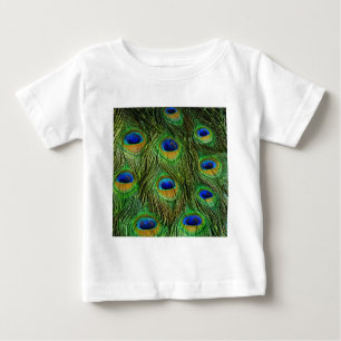 T-shirt Pour Bébé Belles plumes de paon