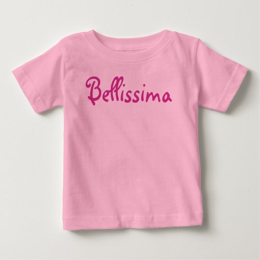 T-shirt Pour Bébé Bellissima (Devant)