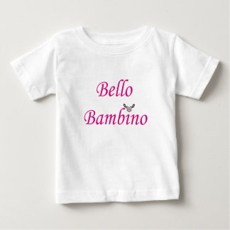 T-shirt Pour Bébé Bello Bambino rose Mooja
