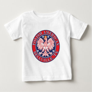 T-shirt Pour Bébé Bellville Texas Aigle polonaise américaine