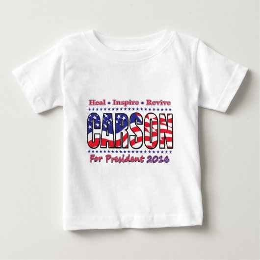 T-shirt Pour Bébé Ben Carson (Devant)