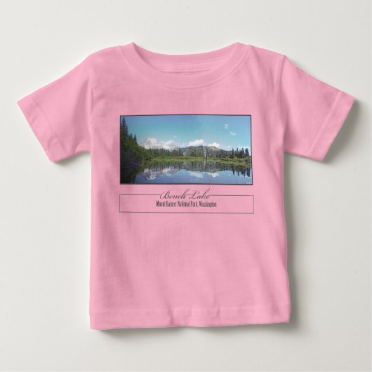 T-shirt Pour Bébé Bench Lake (Devant)