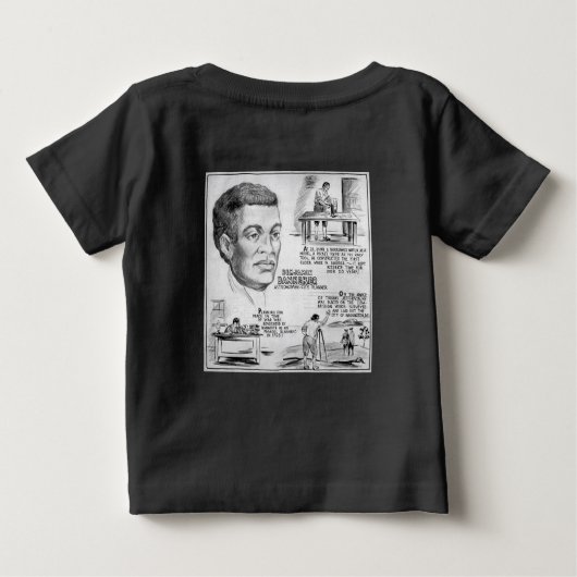 T-shirt Pour Bébé Benjamin Banneker : Black Scientist & Revolutionar (Dos)