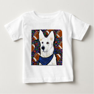 T-shirt Pour Bébé Berger Blanc Allemand