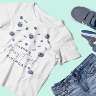 T-shirt Pour Bébé 'Berry First' Anniversaire 1 an Myrtille