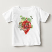 T-shirt Pour Bébé Berry Maison de fraises Whimsical Premier annivers (Devant)