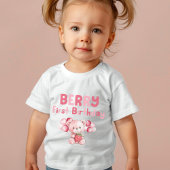 T-shirt Pour Bébé Berry Premier Anniversaire Fraise rose