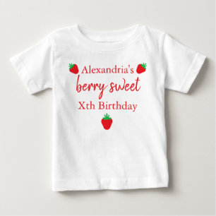 T-shirt Pour Bébé Berry Sweet Anniversaire