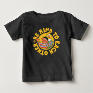 T-shirt Pour Bébé Bert et Ernie Soyez gentils l'un envers l'autre