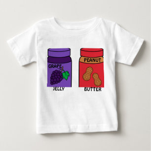 T-SHIRT POUR BÉBÉ BEURRE D'ARACHIDE ET ROBE DE GELÉE