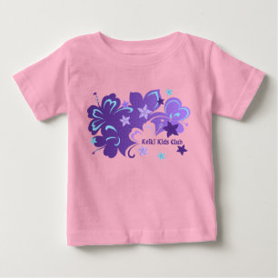 T-shirt Pour Bébé Beurterflibiscus Graveuses pour nourrissons