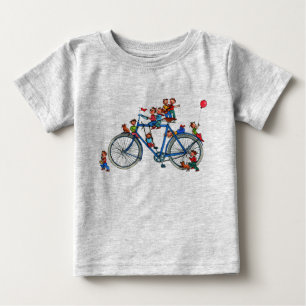 T-shirt Pour Bébé Bicyclette avec la chemise de bébé d'enfants