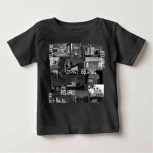 T-shirt Pour Bébé Biélorussie Б е л р а с у Minsk Grodno Brest T-Shi