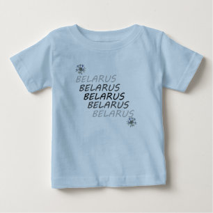 T-shirt Pour Bébé Biélorussie Fleur nationale de maïs