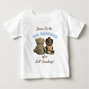 T-shirt Pour Bébé Bientôt être Big Brother Faire-part de grossesse