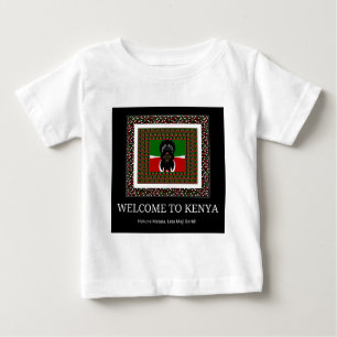 T-shirt Pour Bébé Bienvenue au Kenya Hakuna Matata